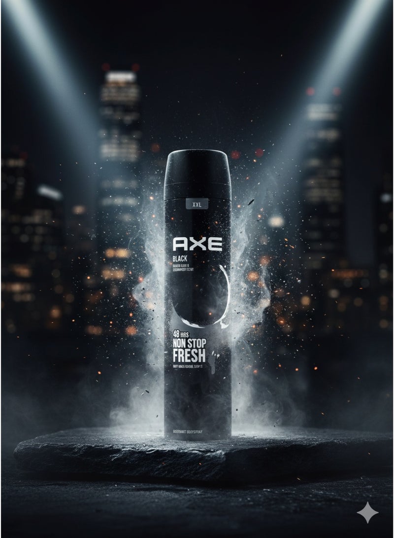 اكس براند بخاخ مزيل عرق أكس بلاك (AXE Black) - 250 مل - عطر هادئ وراقٍ بنوتات الكمثرى المثلجة وخشب الأرز - Image 2